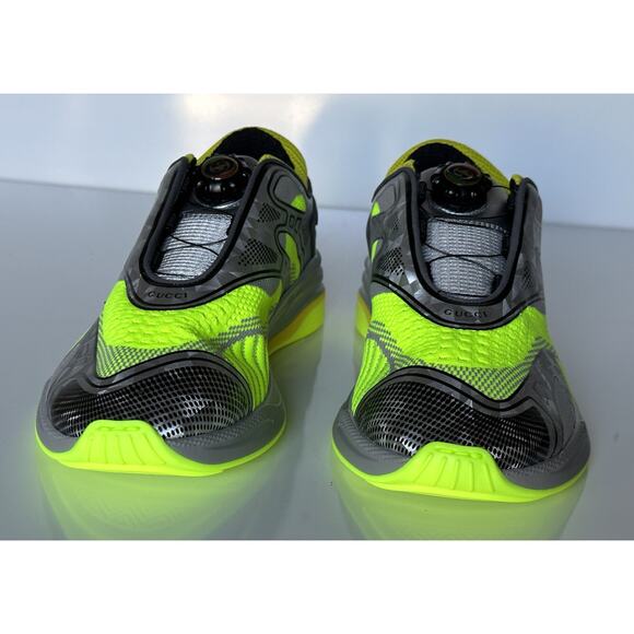 Gucci Ultrapace R Sneakers In Black and Green 6.5 US (Gucci 6) 620337 IT NIB main image 4